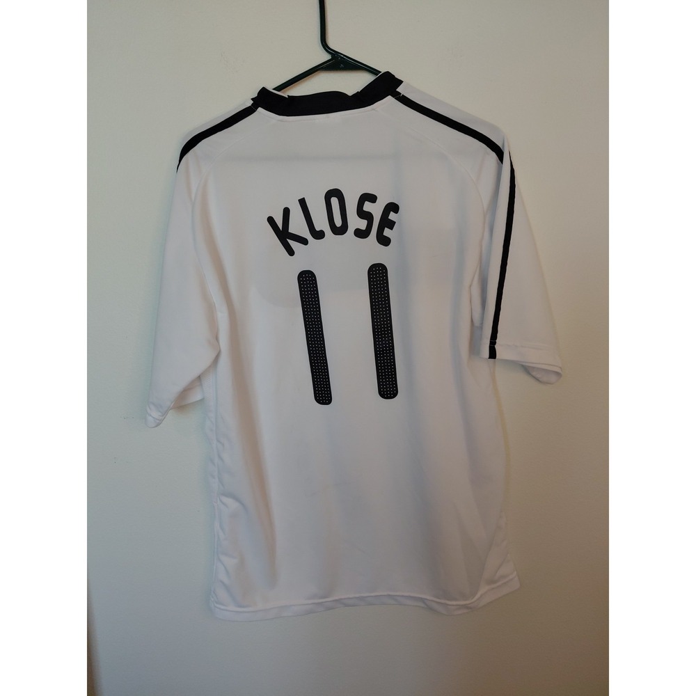 Germany 2008 - 2009 Home football Adidas shirt #11 Klose Sz XL Y2k